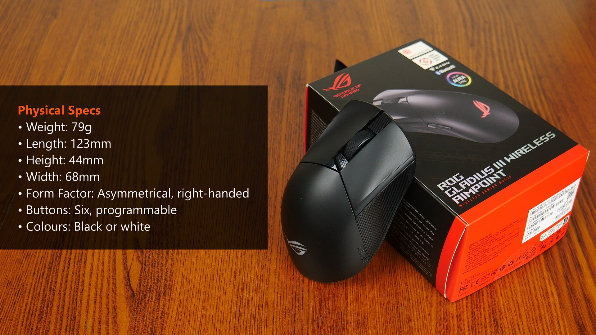 Review: ASUS ROG Gladius III Wireless AimPoint Gaming Mouse